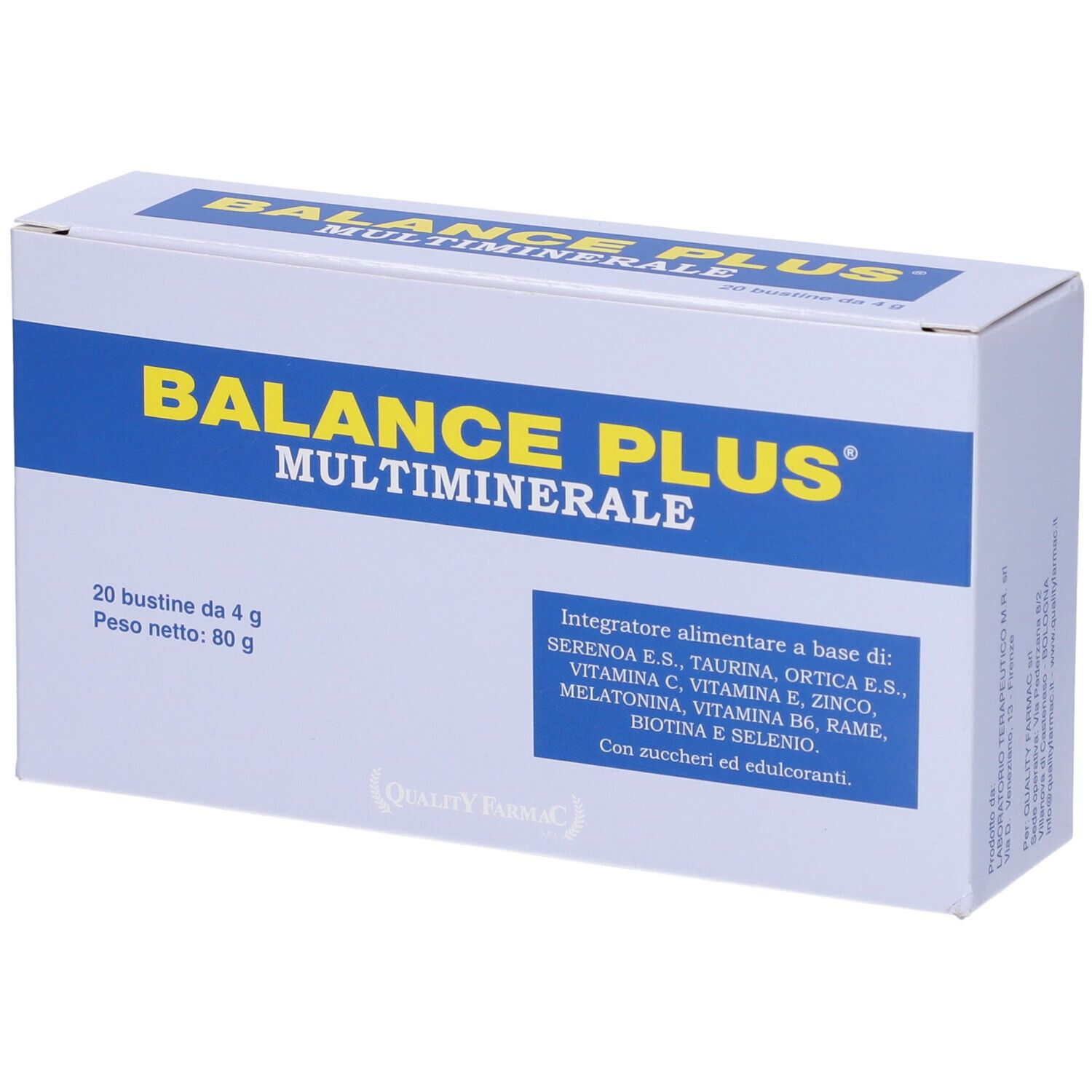 Balance Plus Multiminerale 20 Bustine