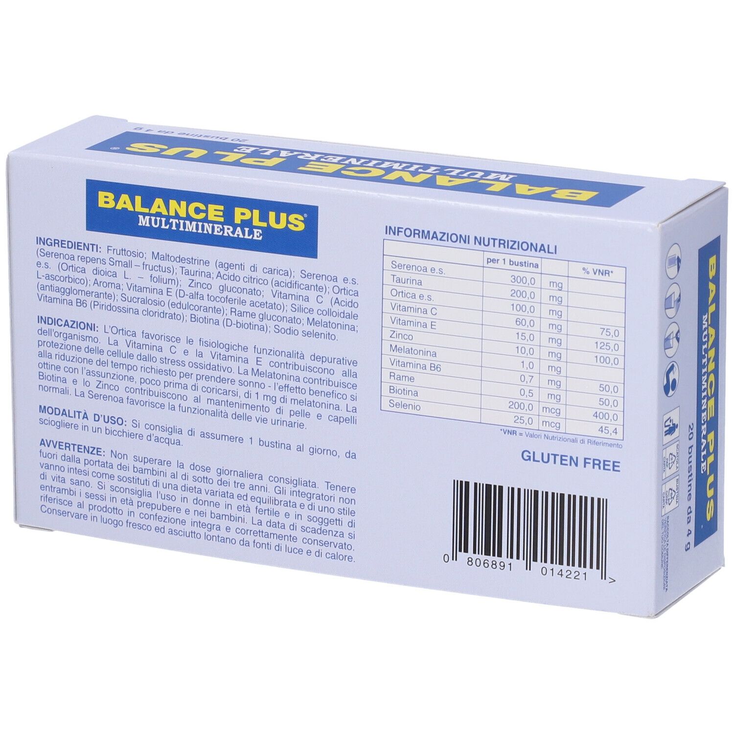 Balance Plus Multiminerale 20 Bustine