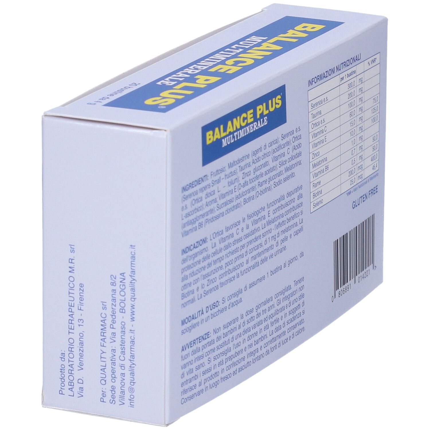 Balance Plus Multiminerale 20 Bustine