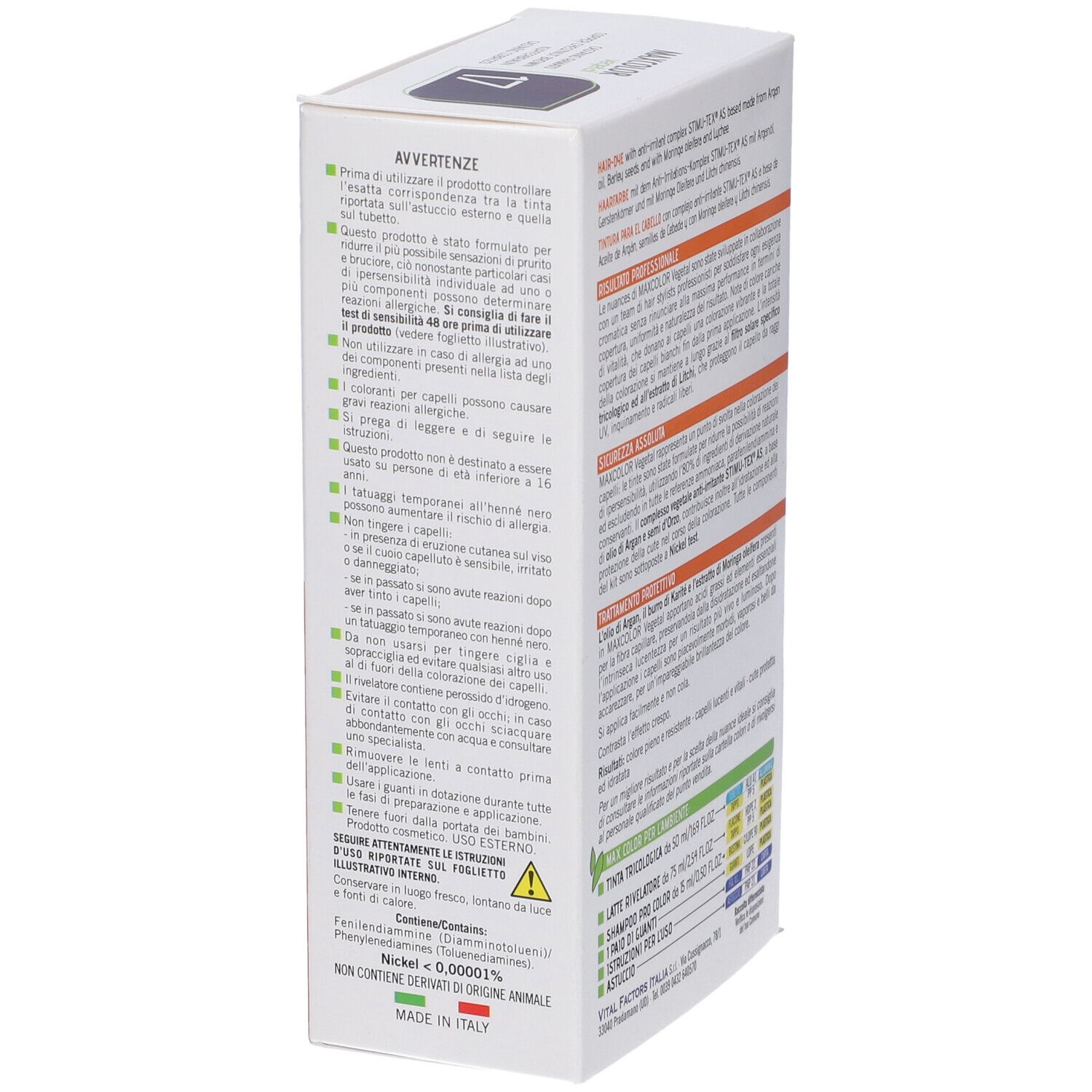 Max Color Vegetal 17 Tintura 140 Ml