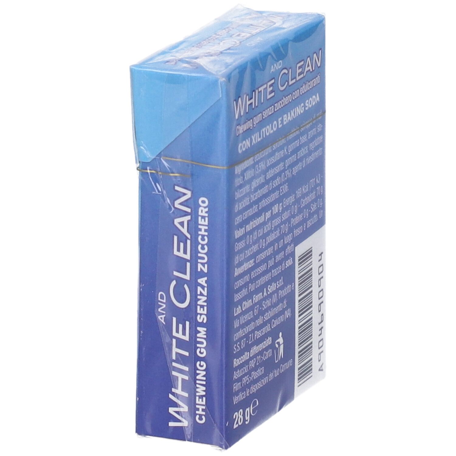 White And Clean Chewing Gum
