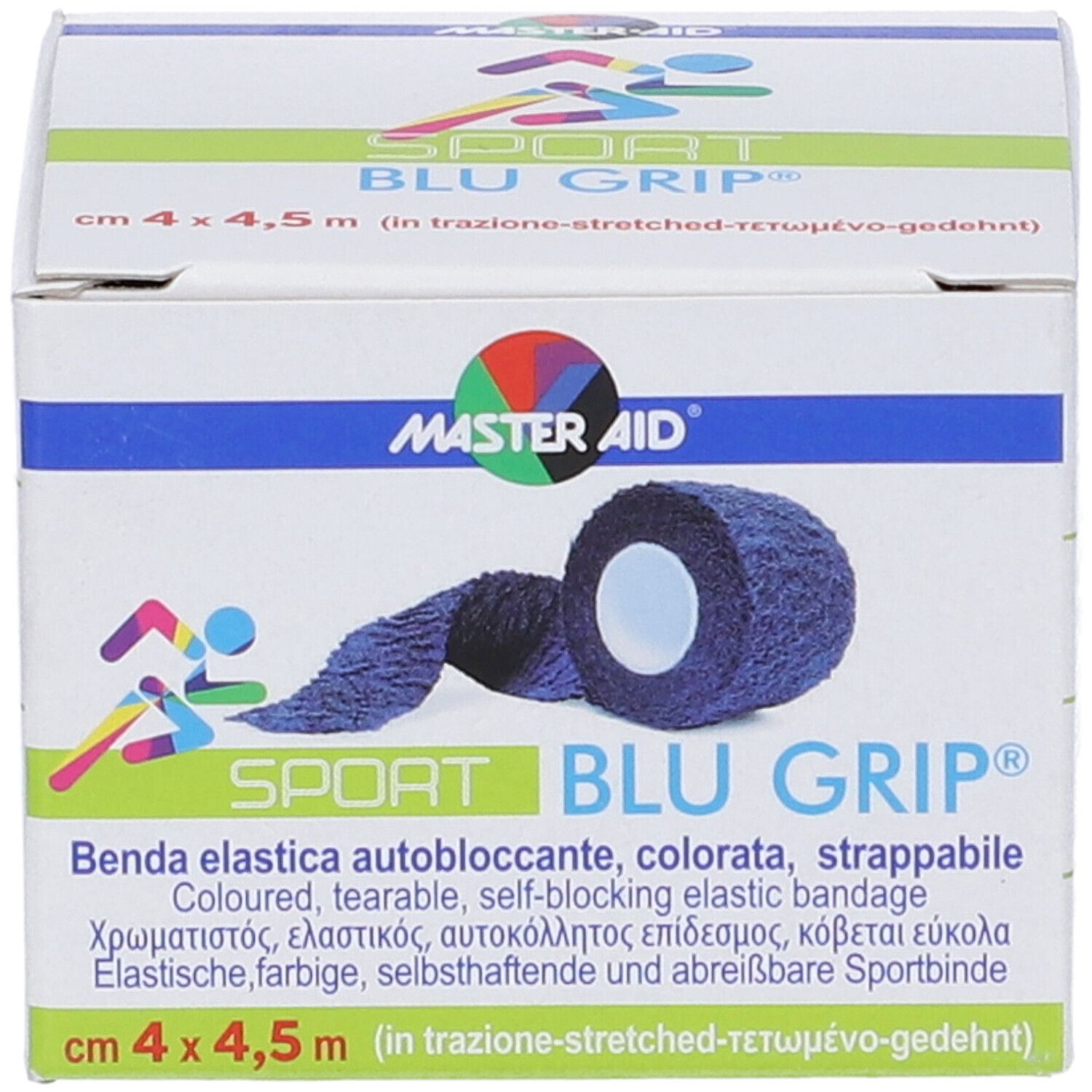 Benda Elastica Autobloccante Master-Aid Sport Blugrip 4X4,5