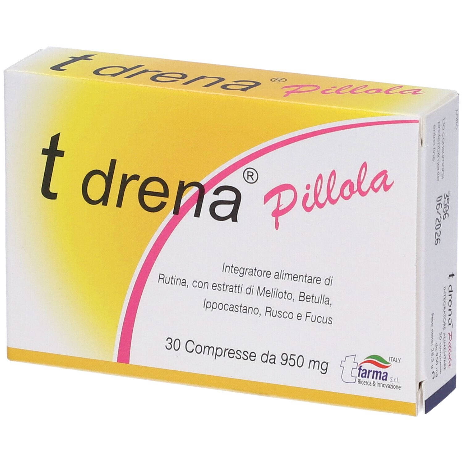 T Drena Pillola 30 Compresse