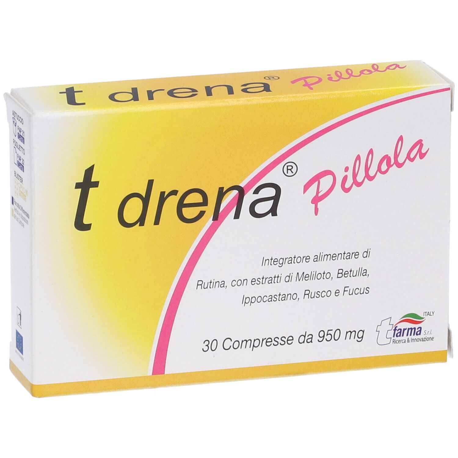 T Drena Pillola 30 Compresse