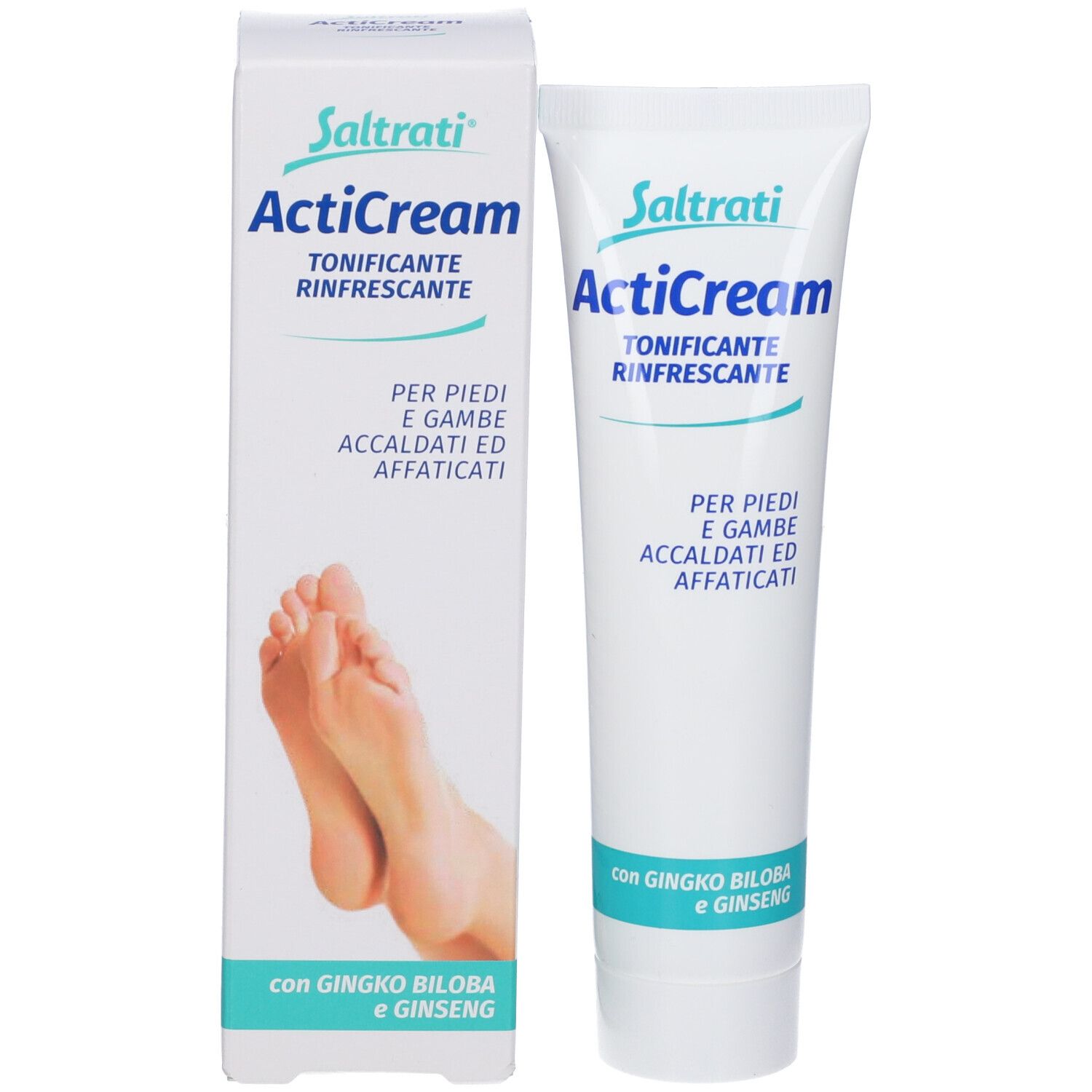 Saltrati Acticream Tonificante Rinfrescante Per Piedi E Gambe