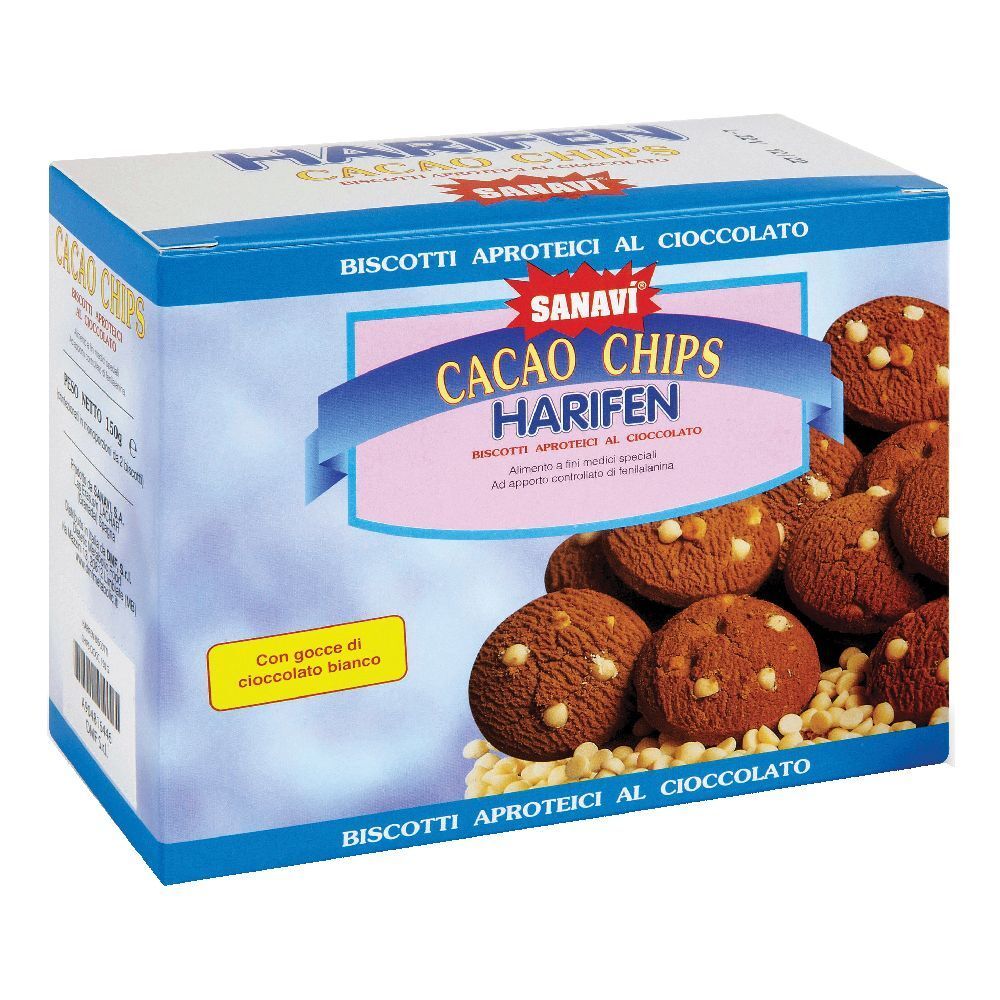 Harifen Chips Cacao Bianco 150 G