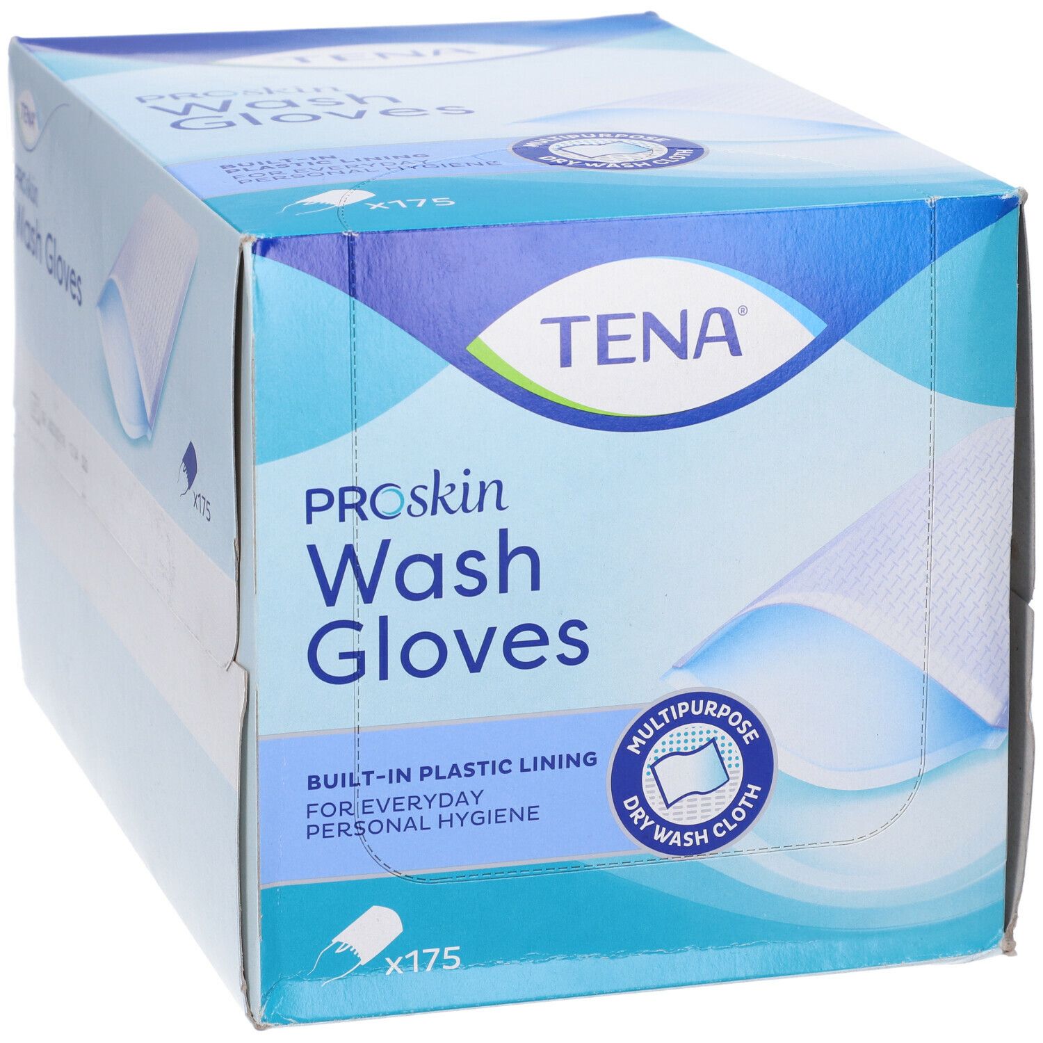 Tena Wash Glove Guanto monouso detergente 50 pezzi