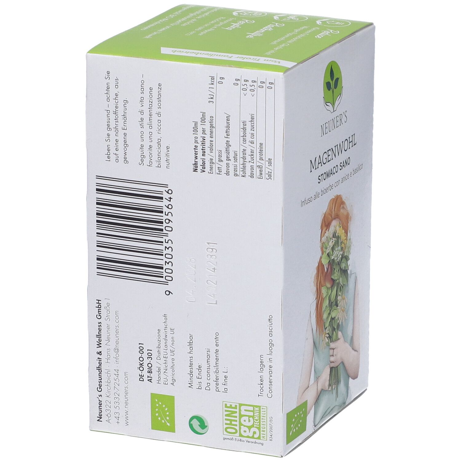 NEUNERS TIS STOMACO BIO 20BUST