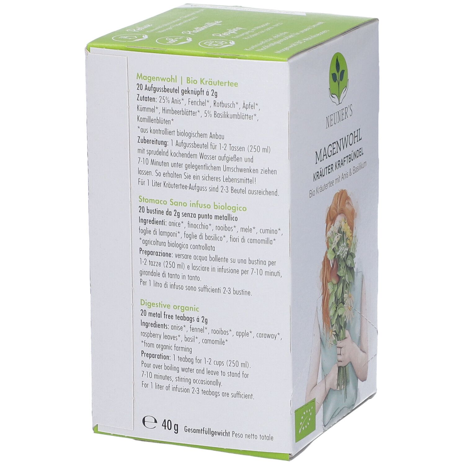 NEUNERS TIS STOMACO BIO 20BUST