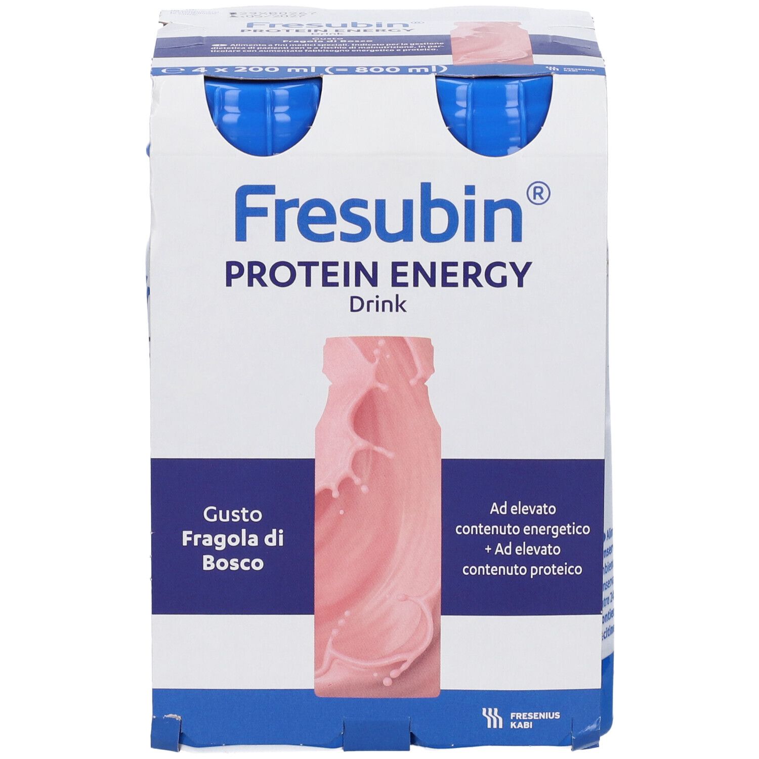 Fresubin Protein Energy Drink Fragola, confezione da 4.