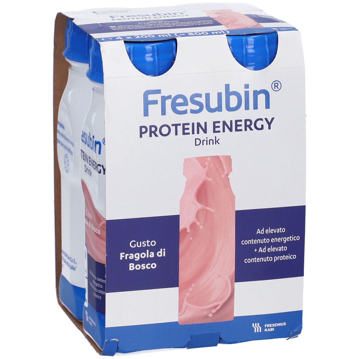 Fresubin Protein Energy Drink Fragola, confezione da 4.