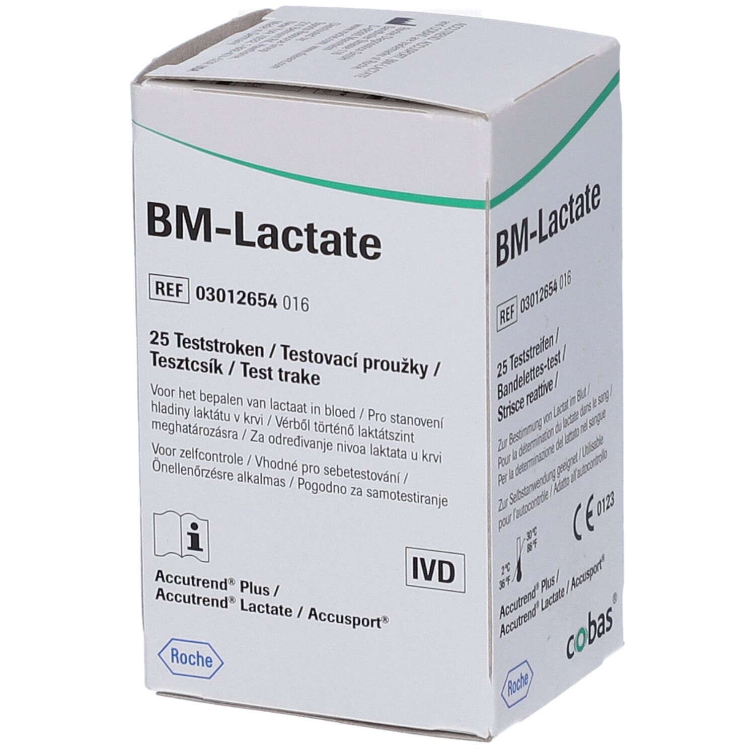 Strisce Reattive per Accutrend Lattato Control 25 Pezzi