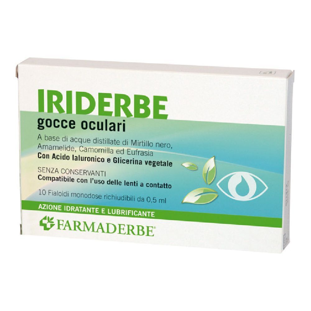 Iriderbe Gocce Oculari Monodosi 10 Flaconcini Da 0,5Ml