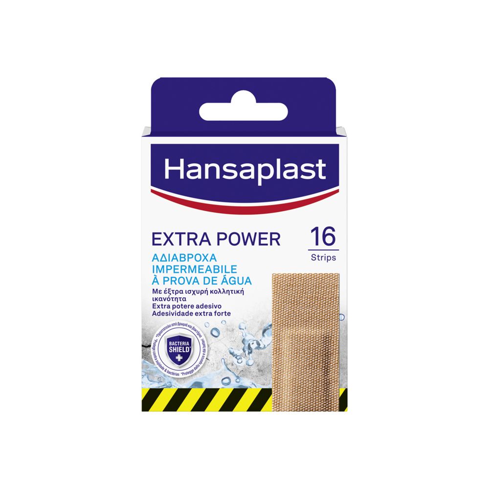 Hansaplast Cerotti Extra Power, Cerotti impermeabili con elevato potere adesivo, 16 pezzi - risparmia il 10% con il codice: NI10