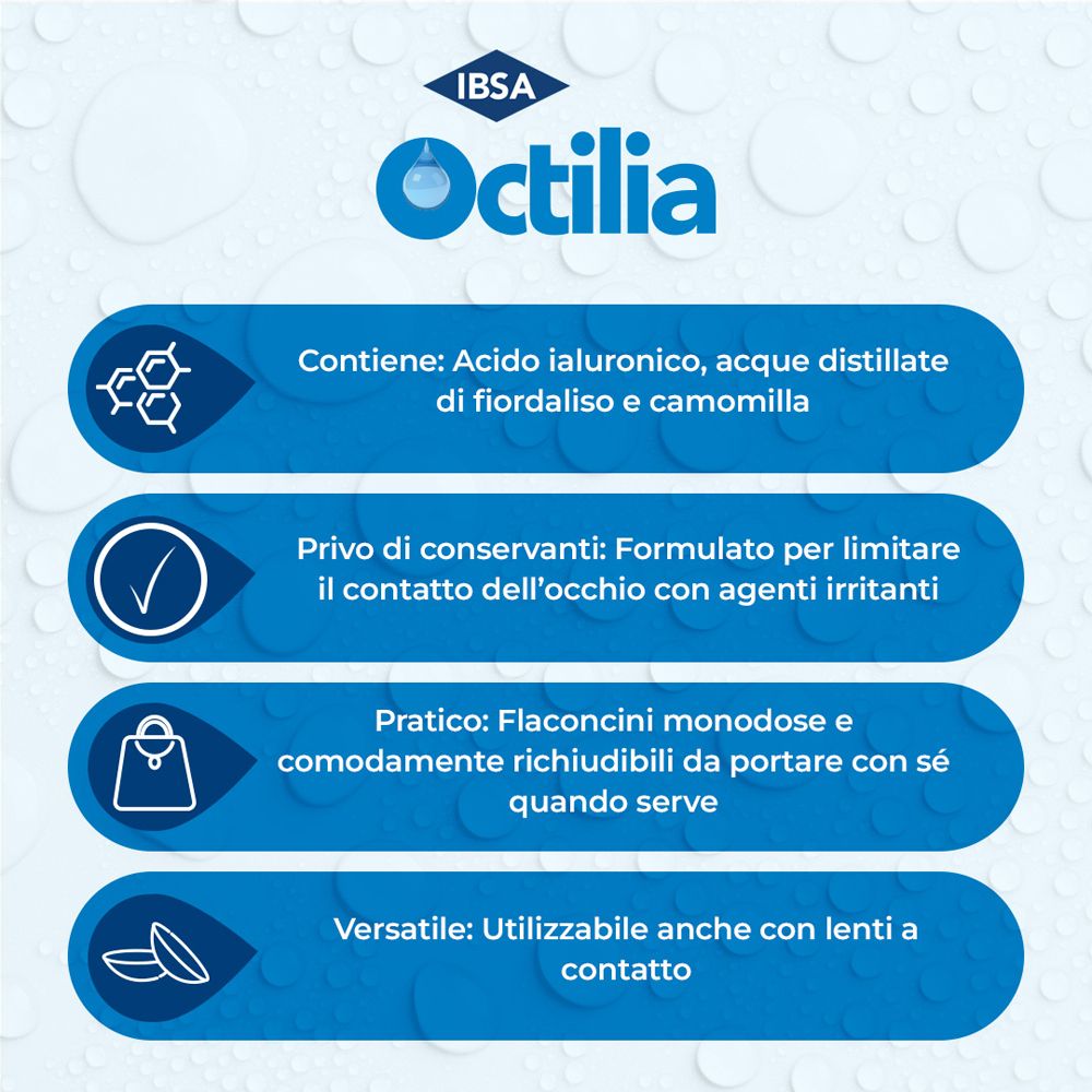 Octilia® Occhi Irritati e Arrossati  Gocce Oculari