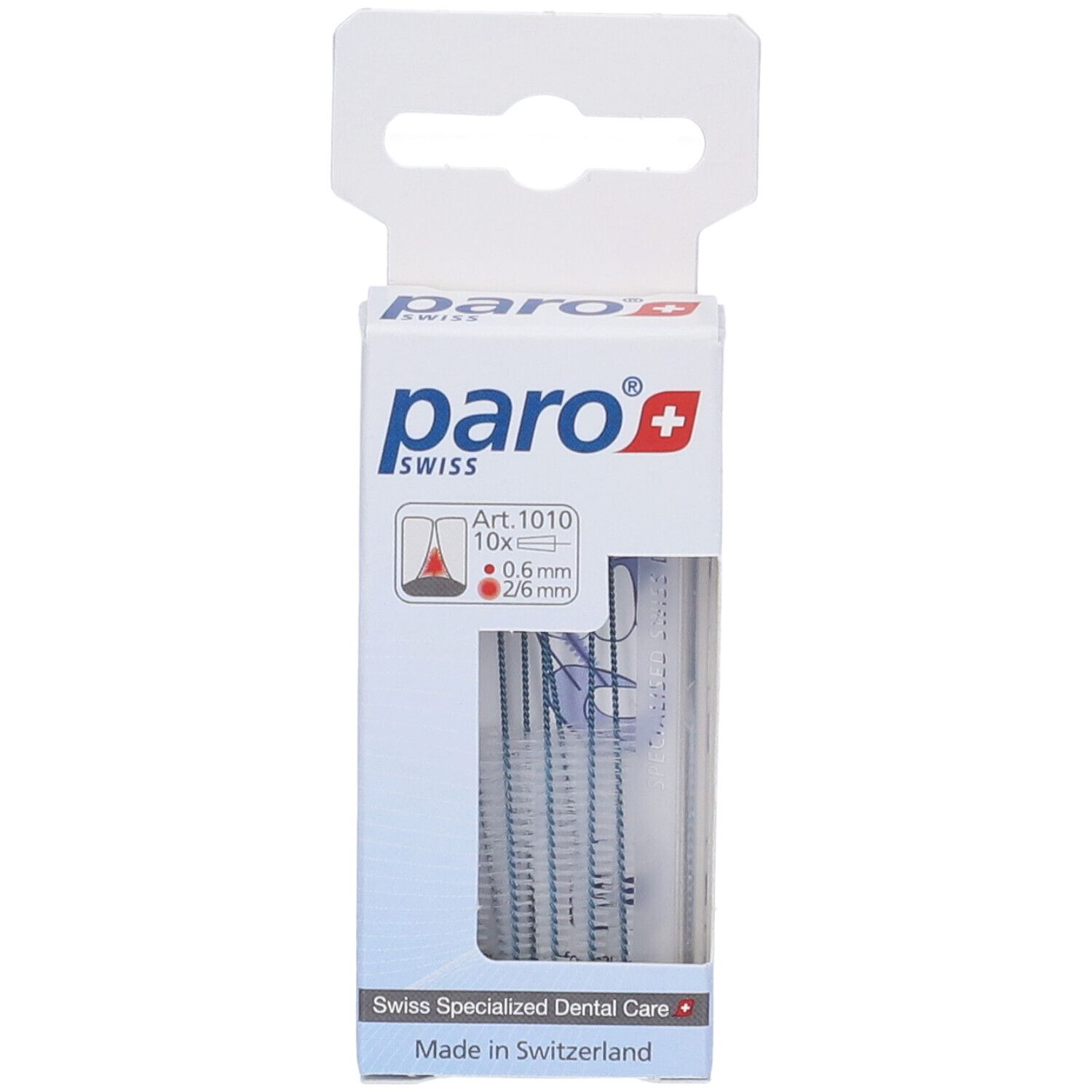 Paro 7-1010 Isola Long Scovolino Interdentali X-Fine Blu Conico Diametro 2/6 Mm
