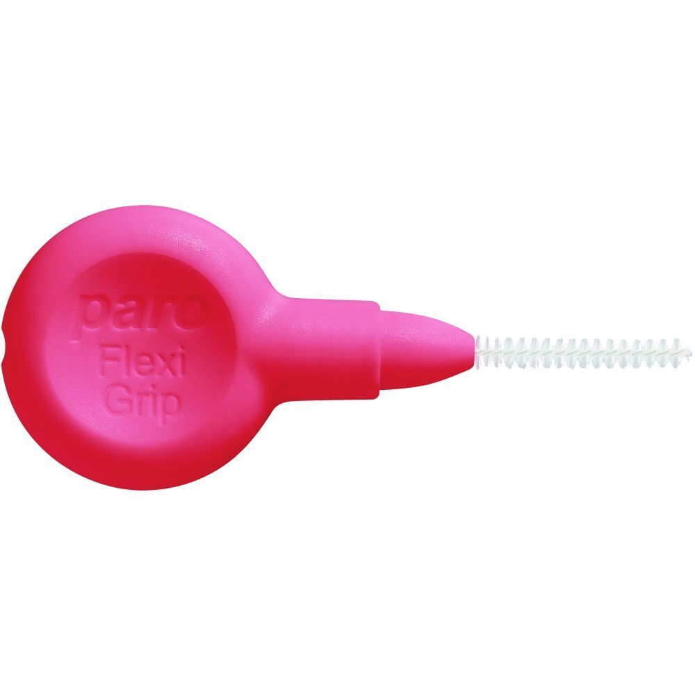Paro 7-1073 Flexi Grip Scovolino Interdentale Xxx-Fine Rosso Cilindrico Diametro 1,9 Mm