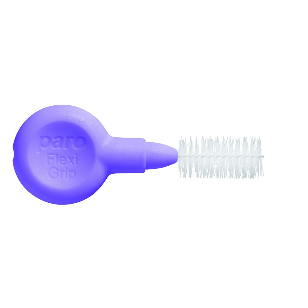 Paro 7-1077 Flexi Grip Scovolino Interdentale Grande Viola Cilindrico Diametro 8 Mm