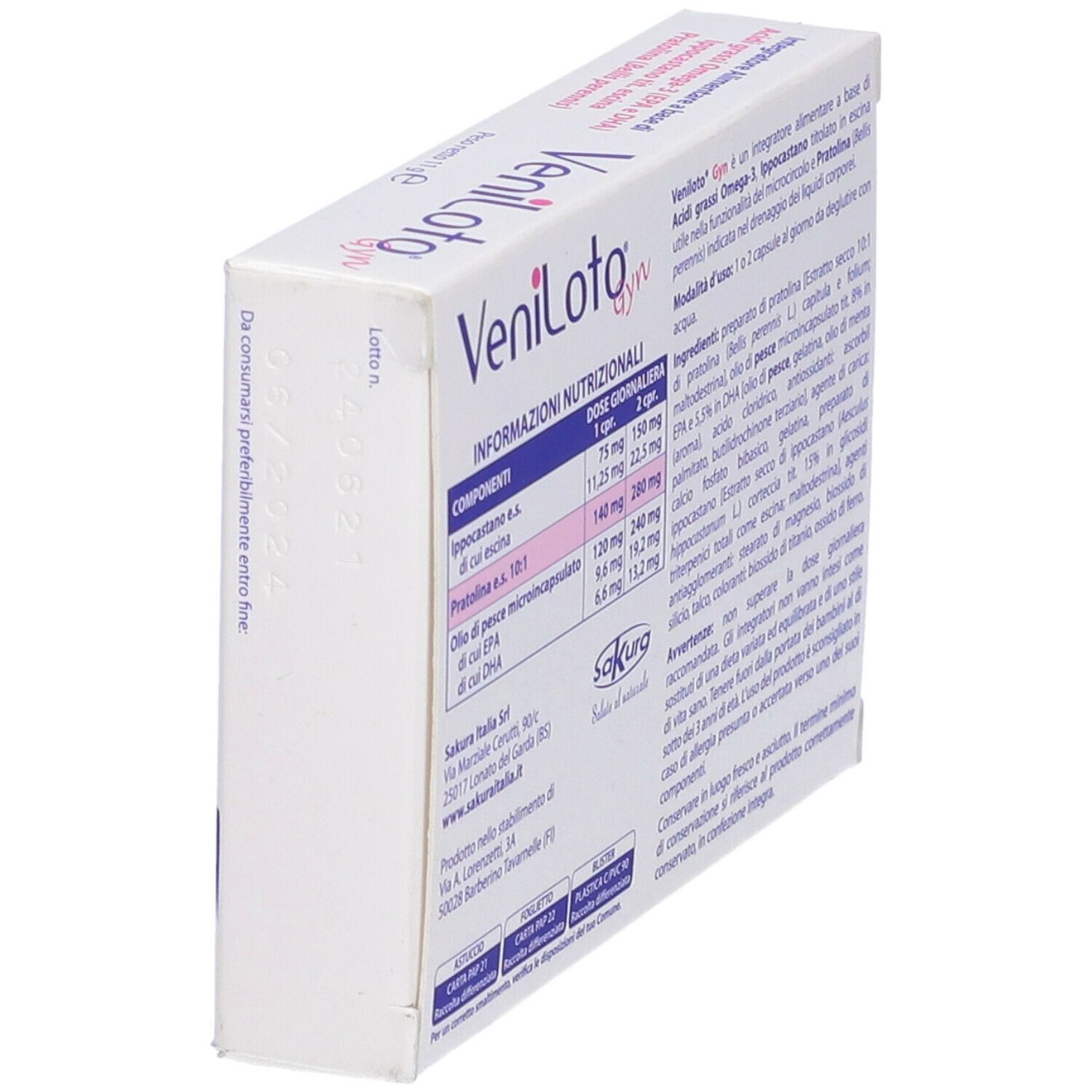 Veniloto Gyn 20 Capsule