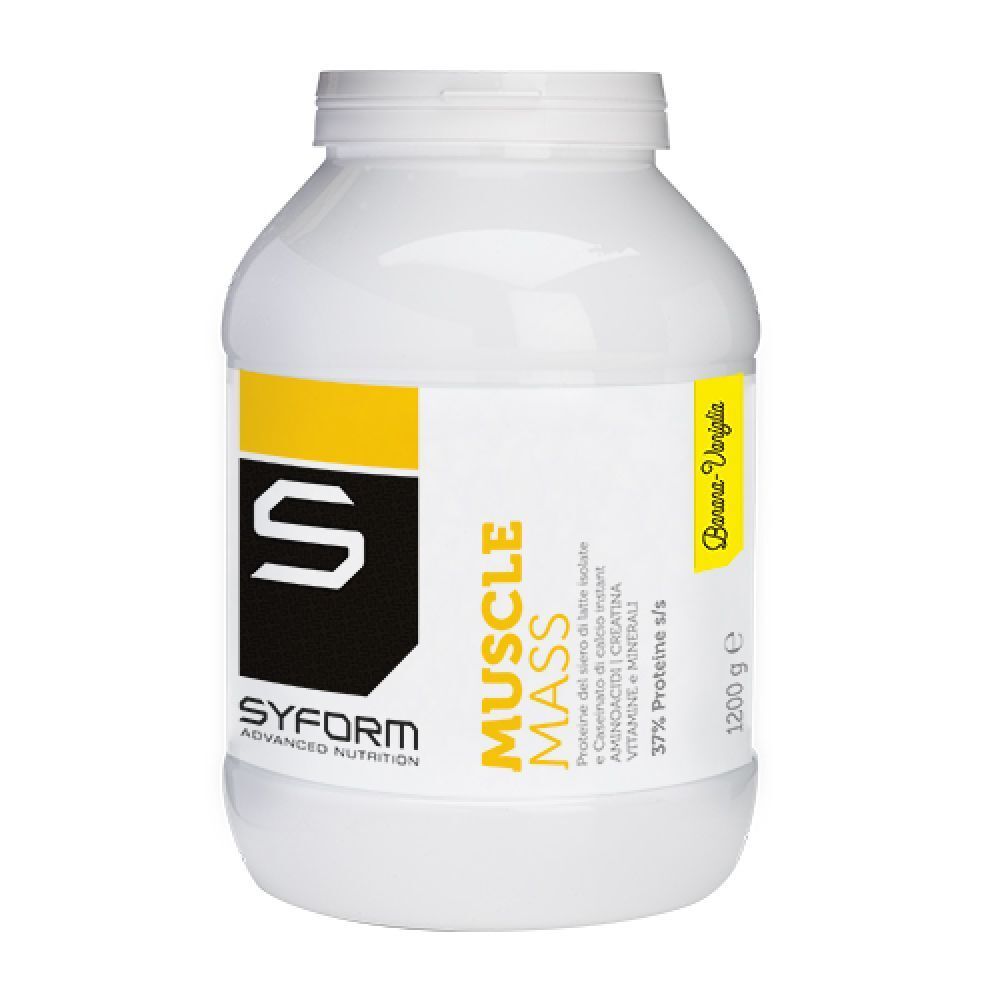 Muscle Mass Banana/Vaniglia 1200 G