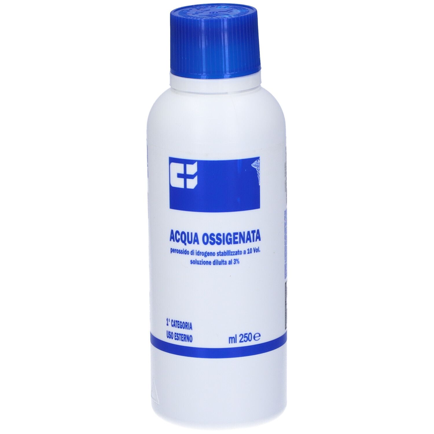 Perossido Di Idrogeno Stabilizzato A 10 Volumi Fu Edizione Vigente Uso Esterno 200 Ml Flacone Serigrafato
