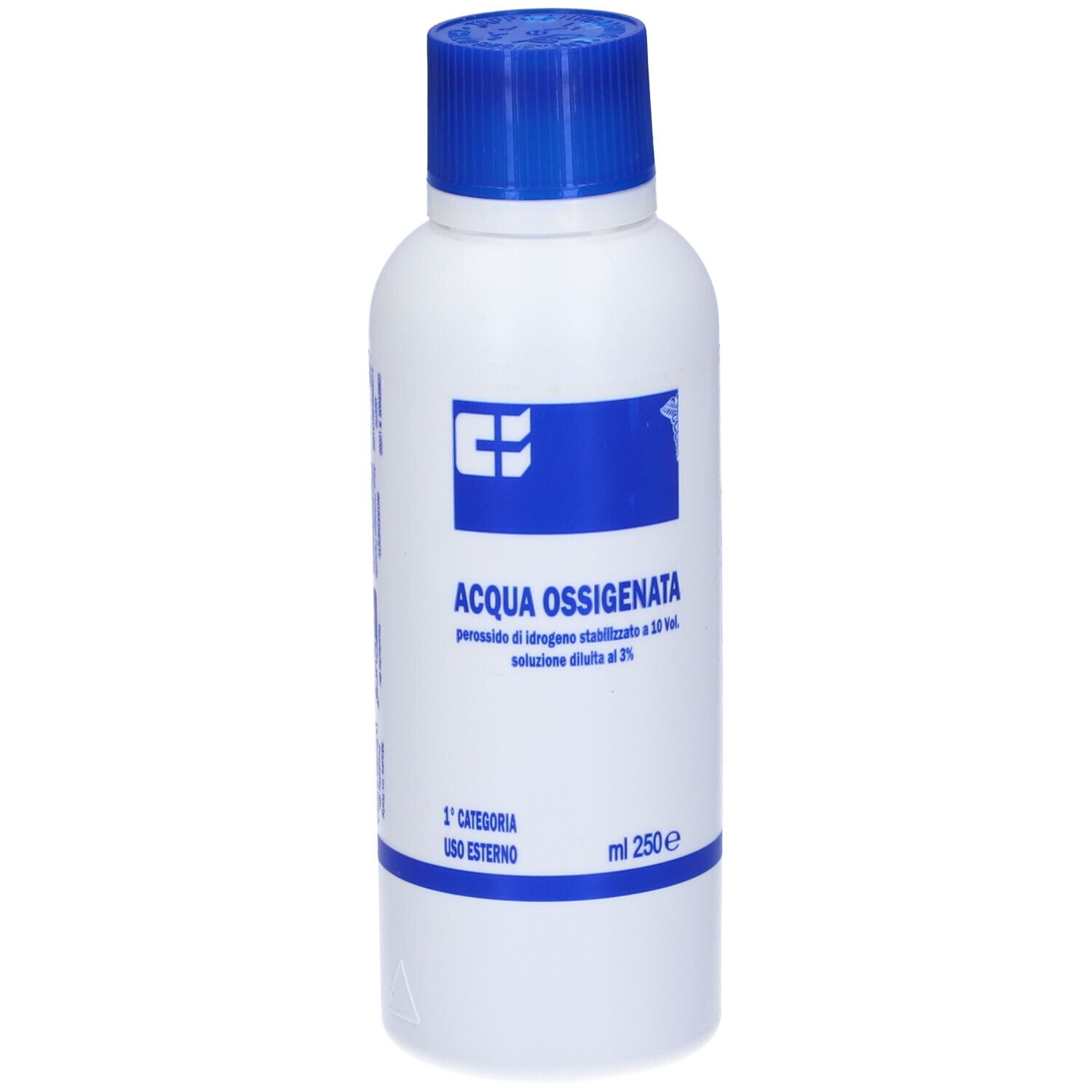 Perossido Di Idrogeno Stabilizzato A 10 Volumi Fu Edizione Vigente Uso Esterno 200 Ml Flacone Serigrafato