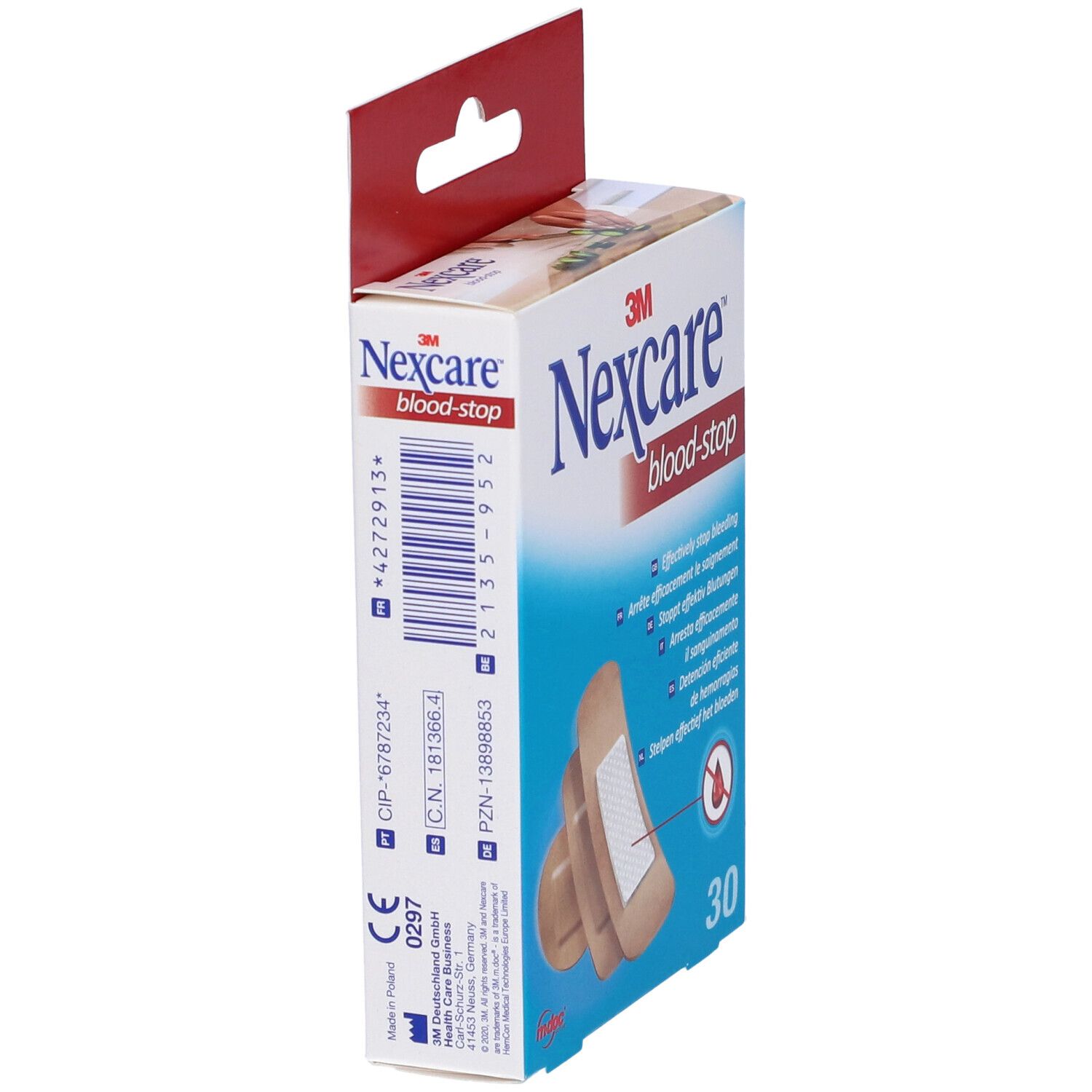 Nexcare Cerotti Active Flexible Foam, Assortiti, 30 Pezzi, Traspiranti, Impermeabili, Aderiscono Su Pelle Bagnata