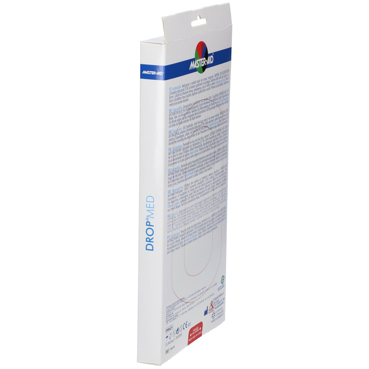 Master-Aid® Drop® Med Medicazione Autoadesiva 10,5x18 cm