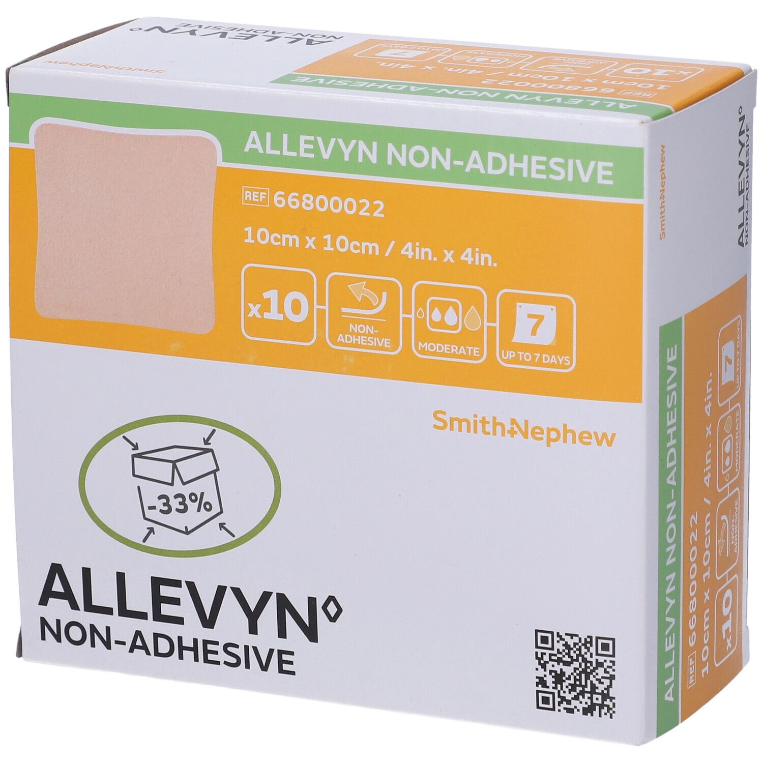 Medicazione Idrocellulare Sterile Altamente Assorbente Non Adesiva In Schiuma Di Poliuretano 10 Pezzi