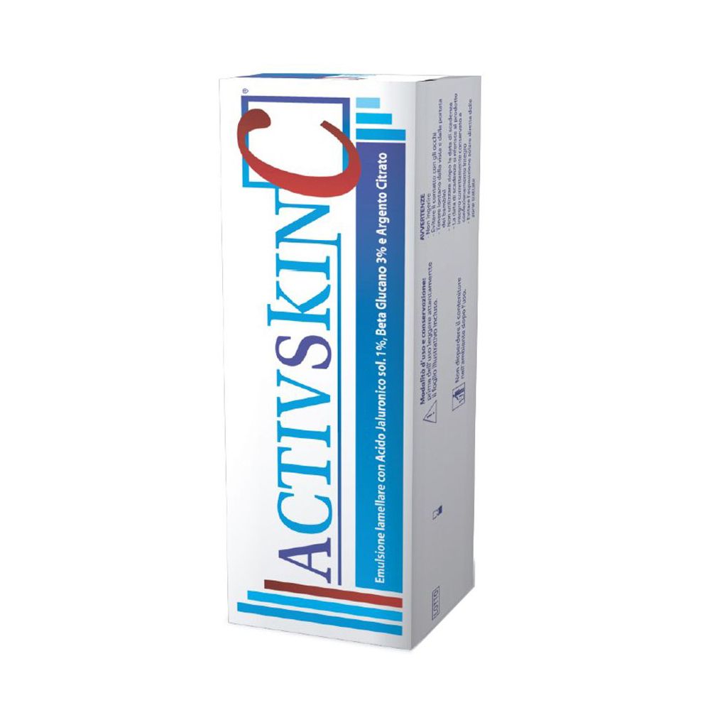 Emulsione Iamellare Activ Skin Con Acido Jaluronico 1% Beta Glucano 3% E Argento Citrato 30 Ml