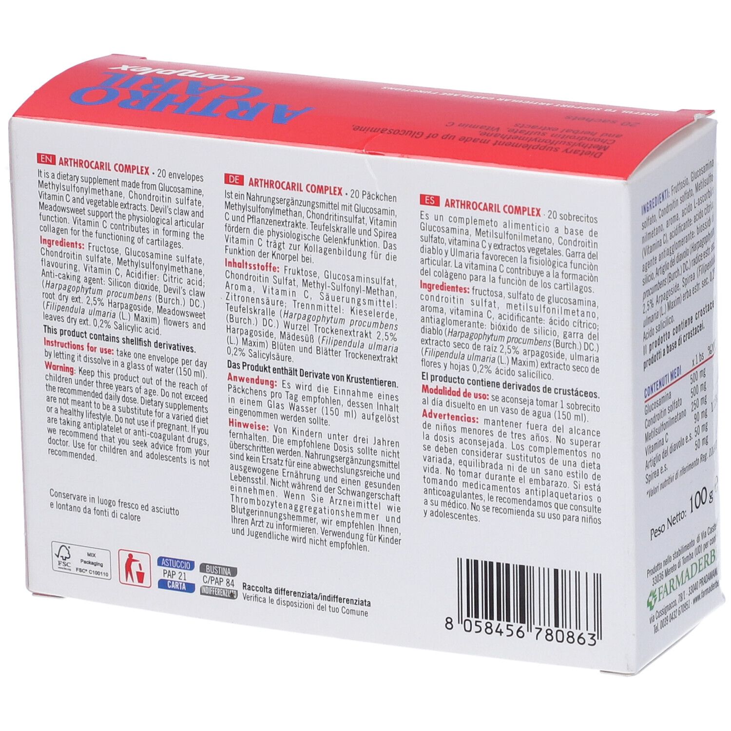 Arthrocaril Complex 20 Buste