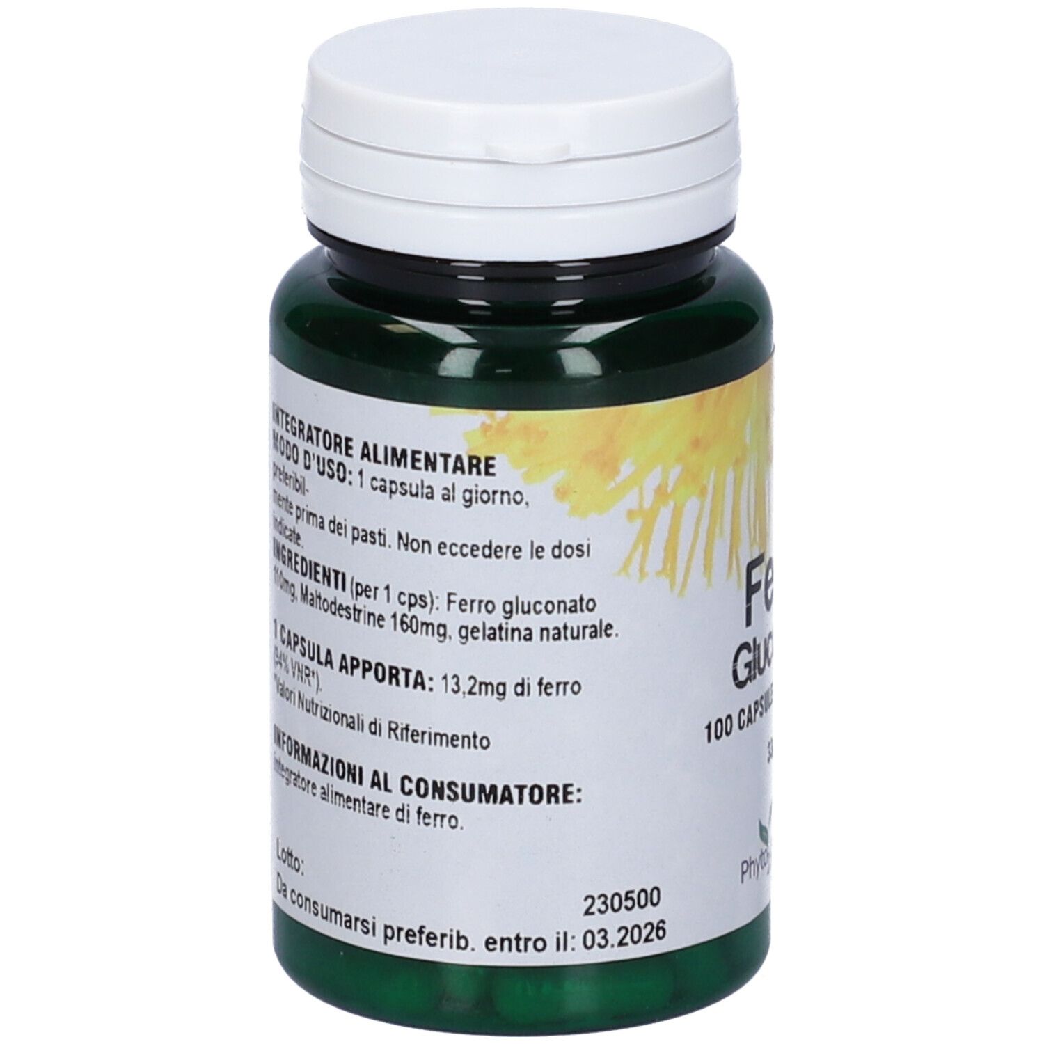 Ferro Gluconato 100 Capsule
