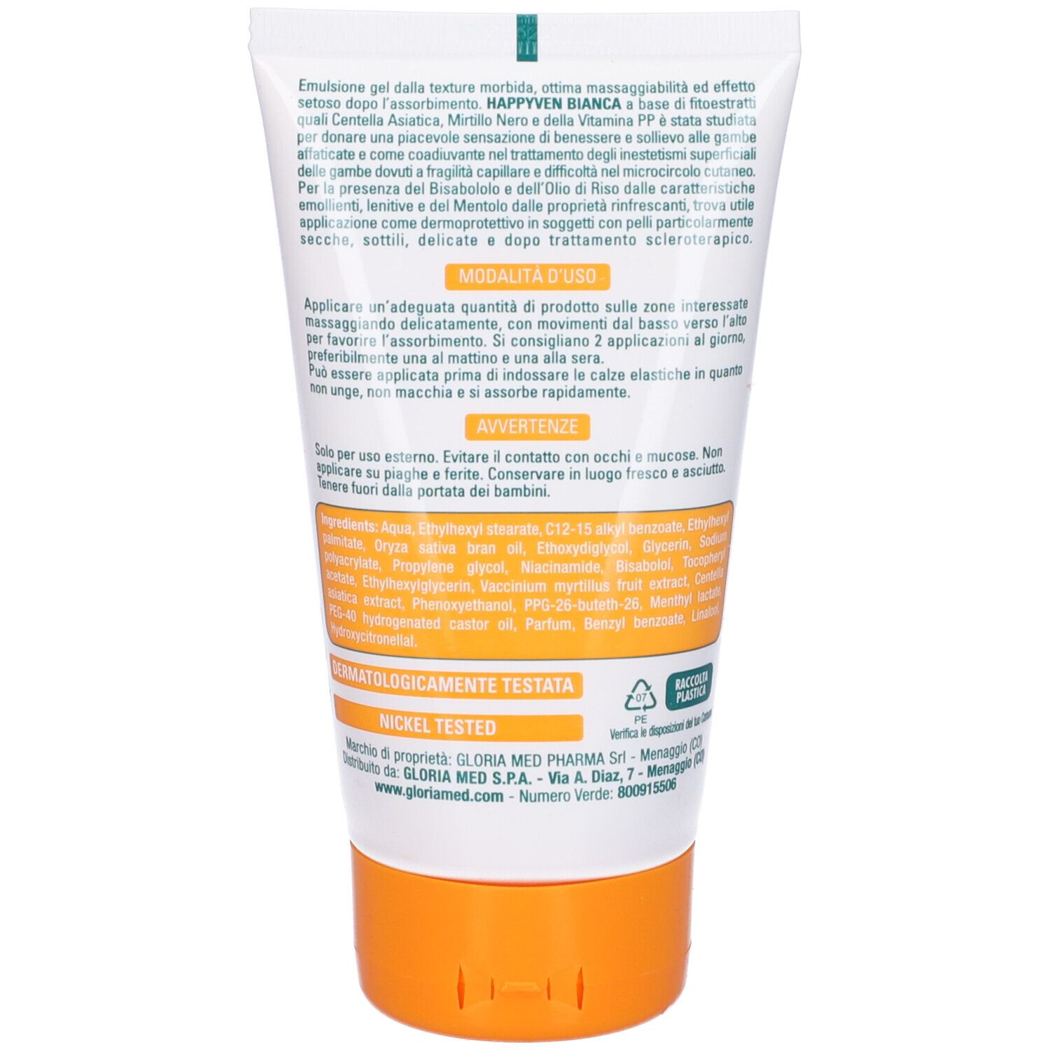 Gel Emolliente Happyven Bianca