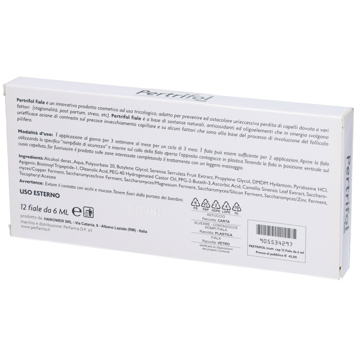 Pertrifol 12 Fiale X 6 Ml
