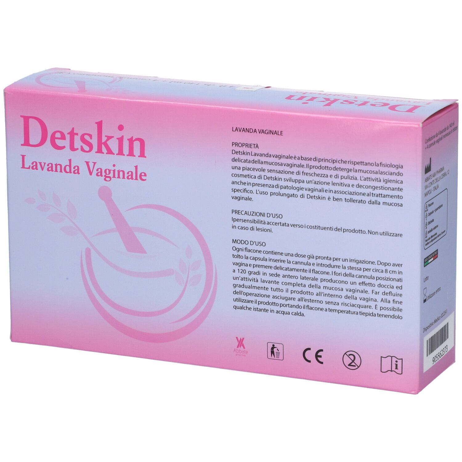 Detskin Lavanda Vaginale 4 Flaconi 140 Ml