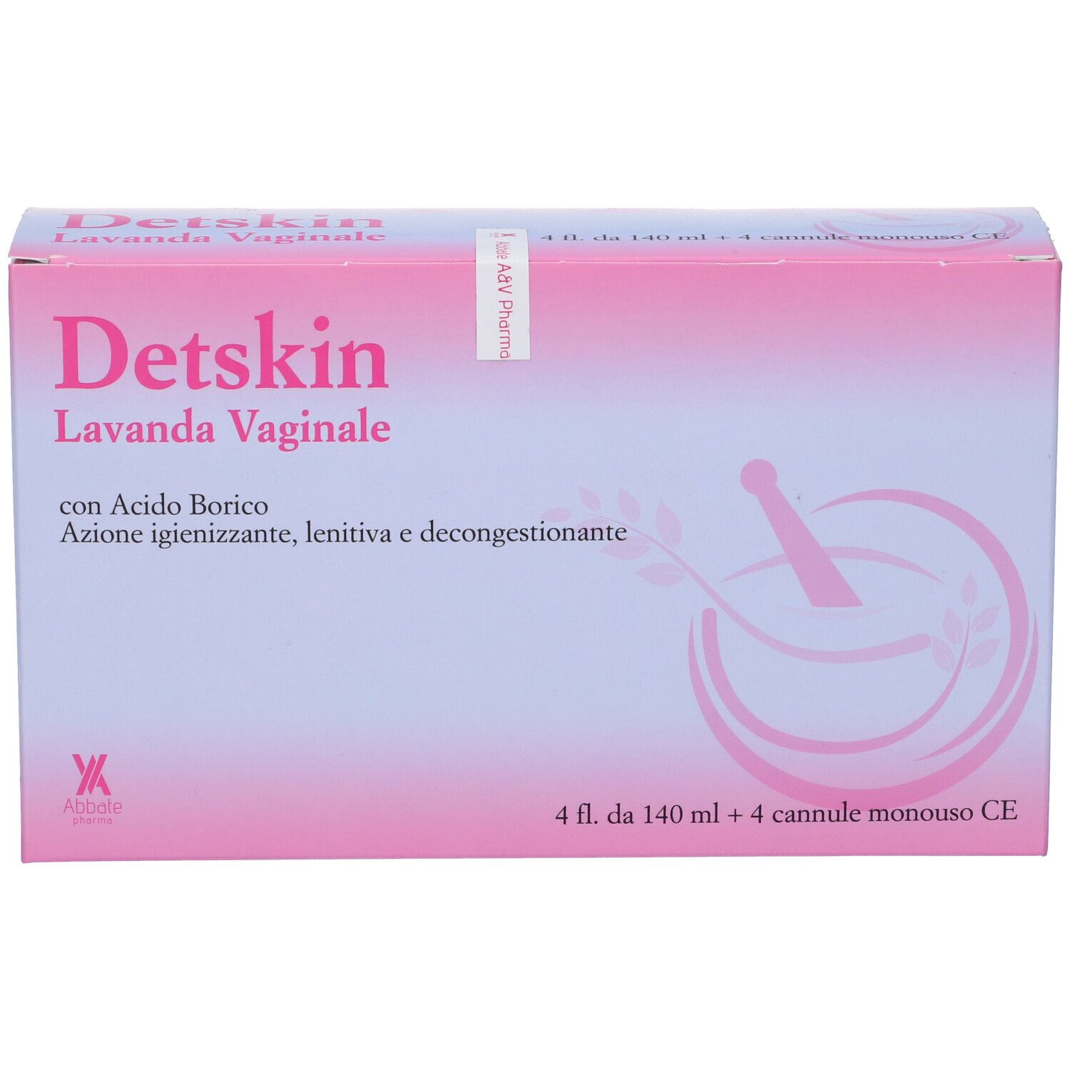 Detskin Lavanda Vaginale 4 Flaconi 140 Ml