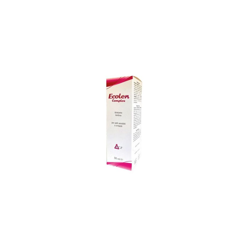 Confezione Ecolen Complex, bianca e rosa. Testo: Ecolen, Complex, 50 ml.