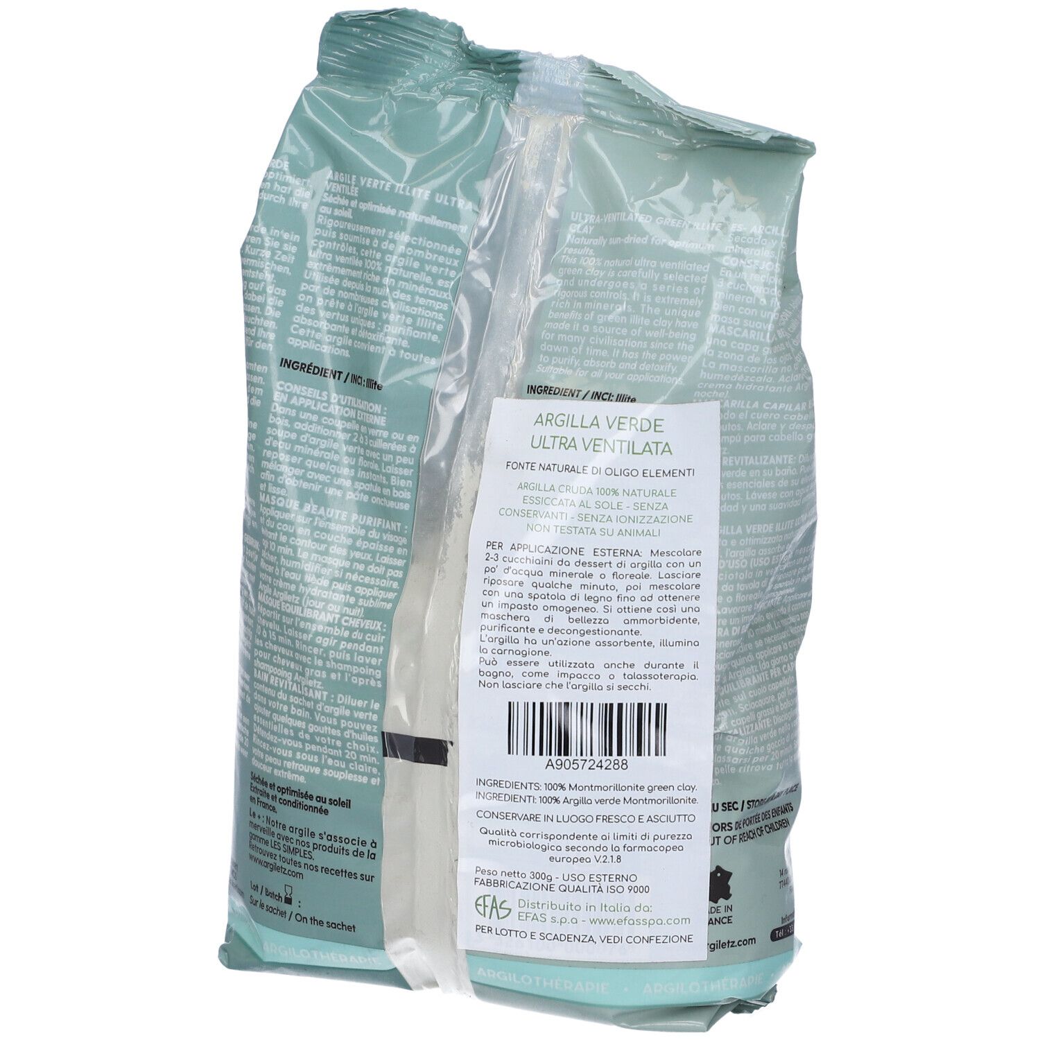 Argiletz Argilla Verde Ultra Ventilata 300 G