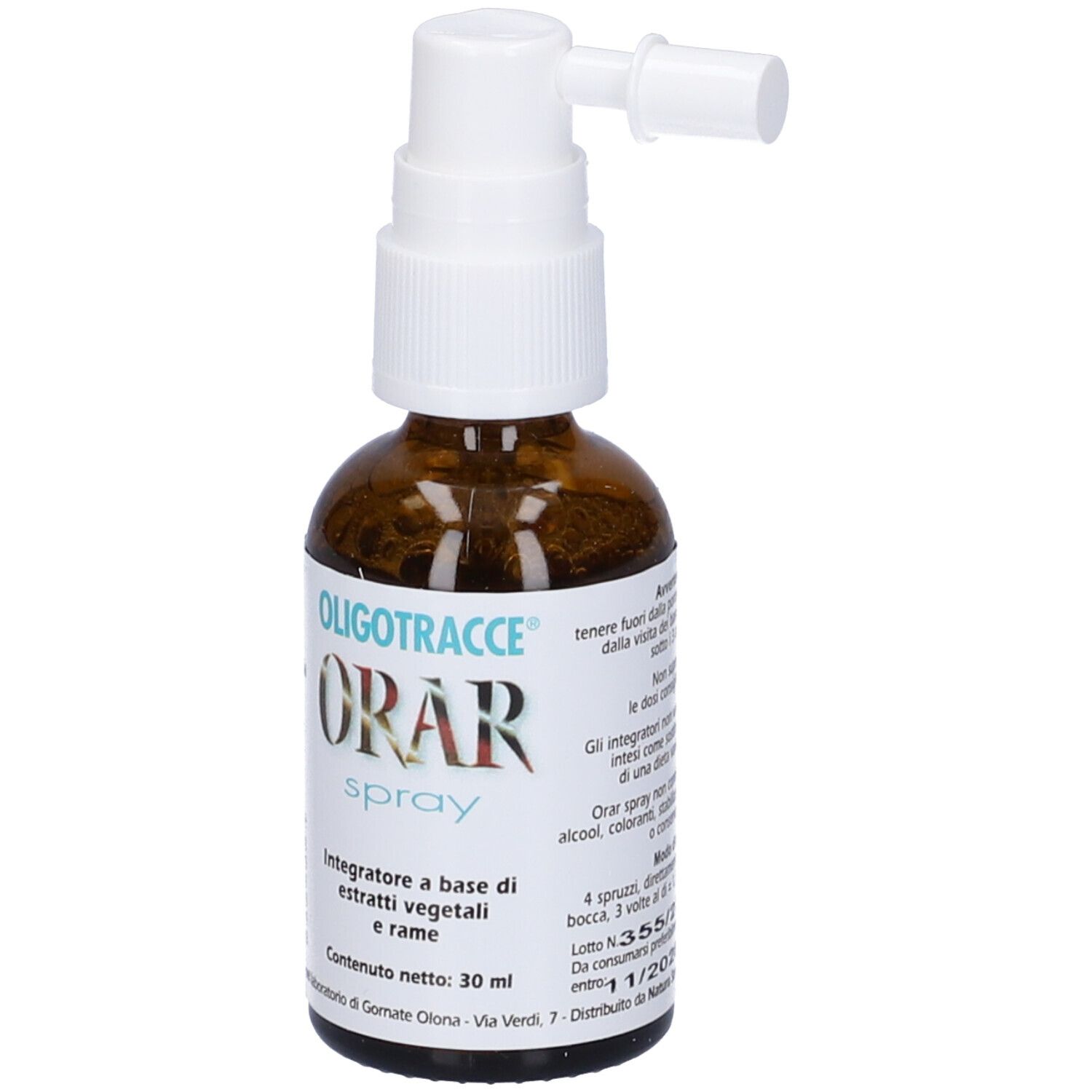Oligotracce Orar Spr 30Ml