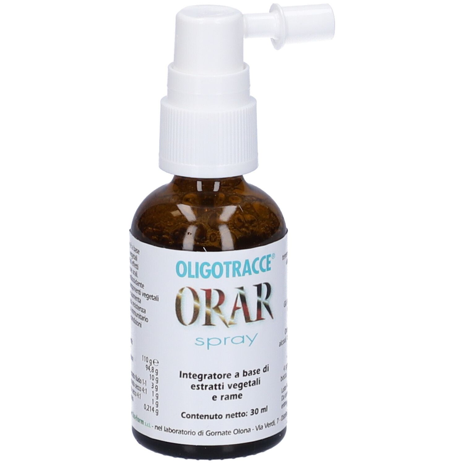 Oligotracce Orar Spr 30Ml