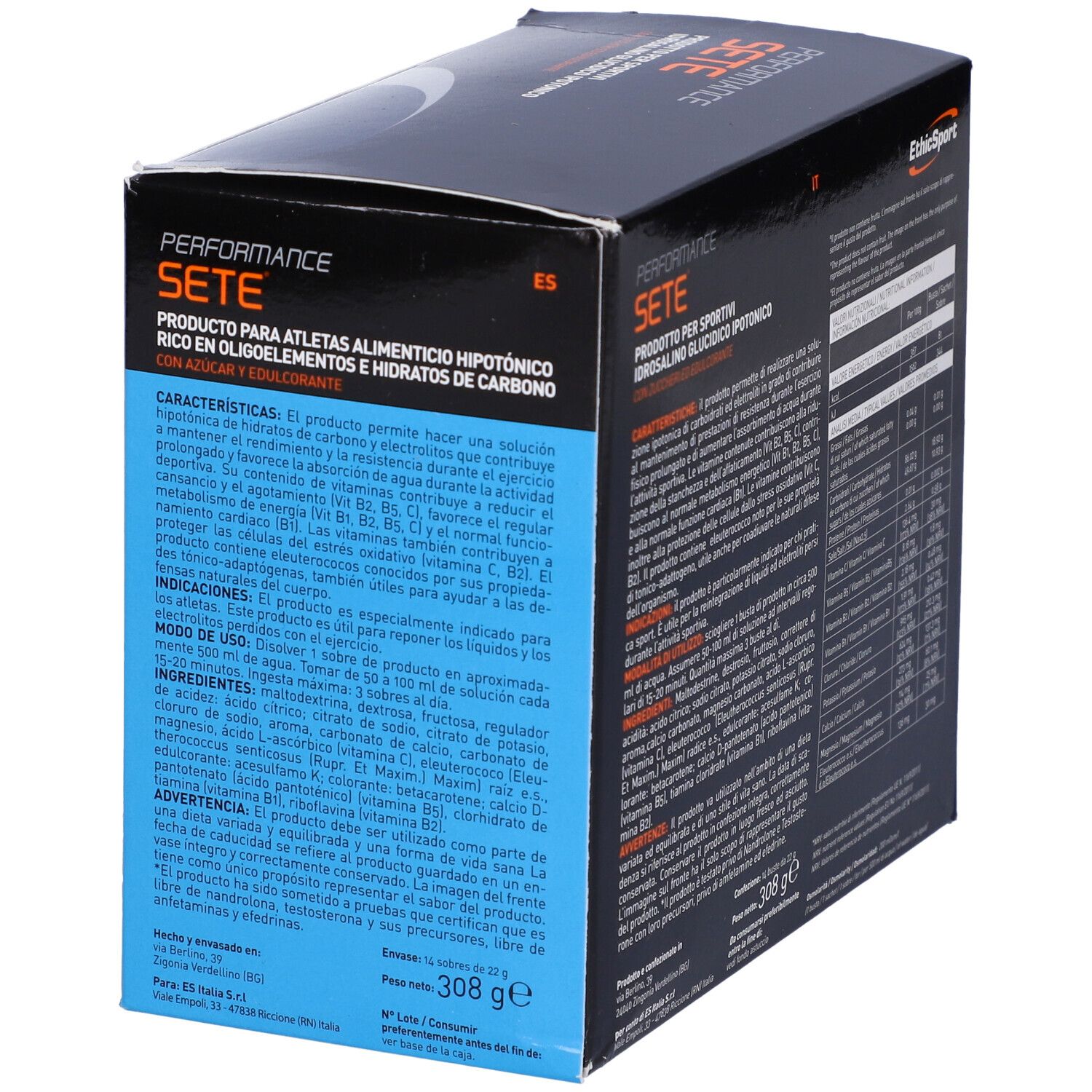 Ethicsport Performance Sete Limone 14 Bustine