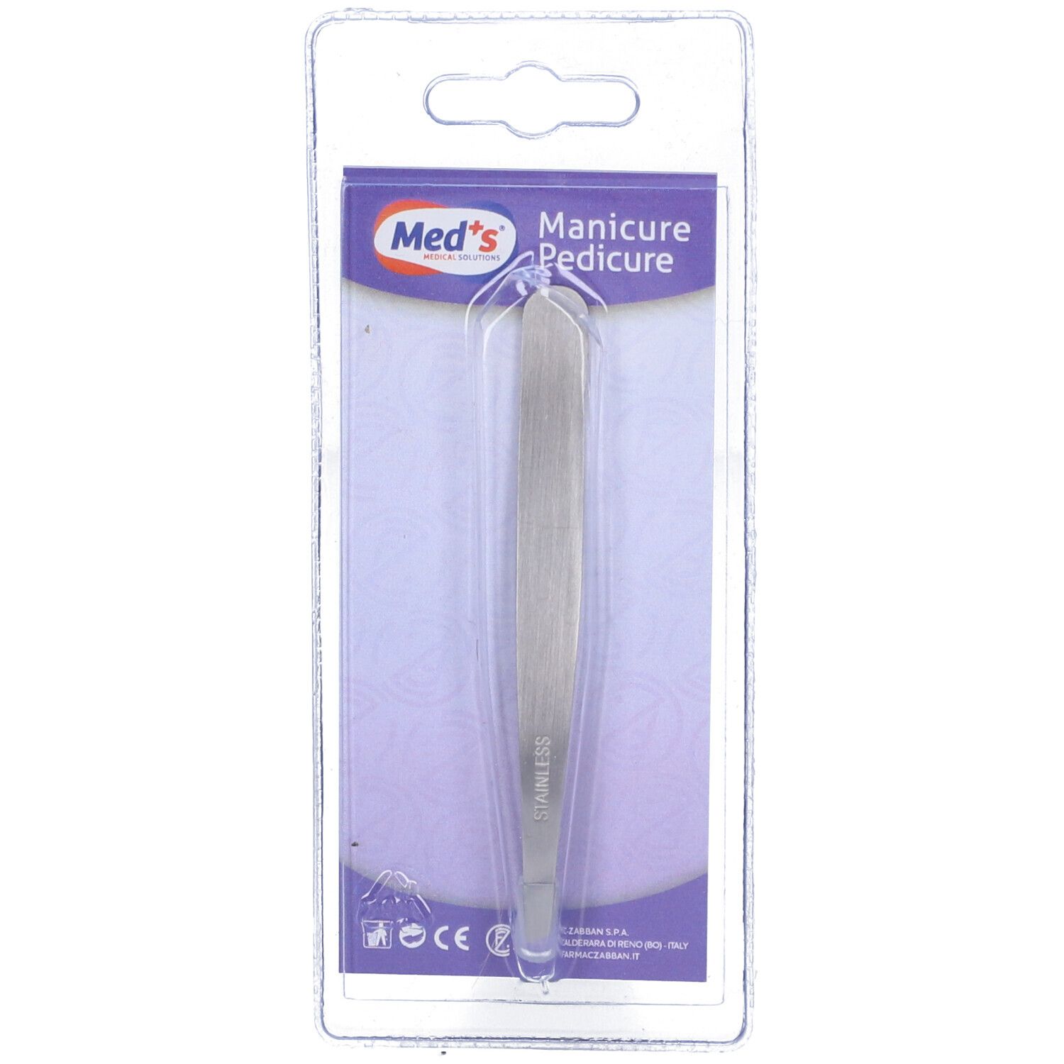 Pinzetta Depilatoria Inox Punta Obliqua