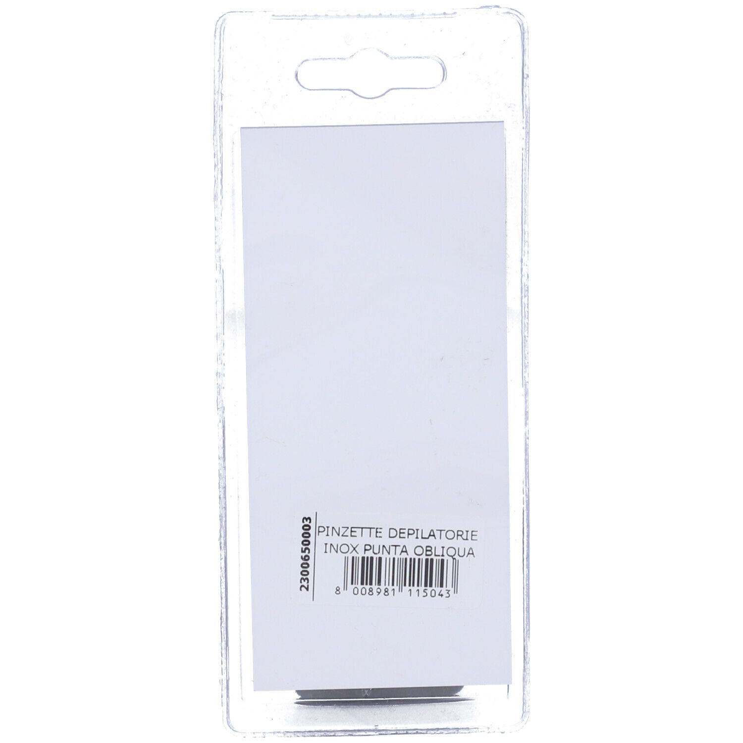 Pinzetta Depilatoria Inox Punta Obliqua