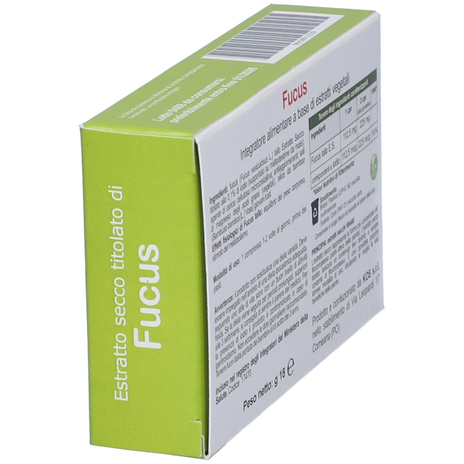 KOS Fucus Estratto Secco Compresse