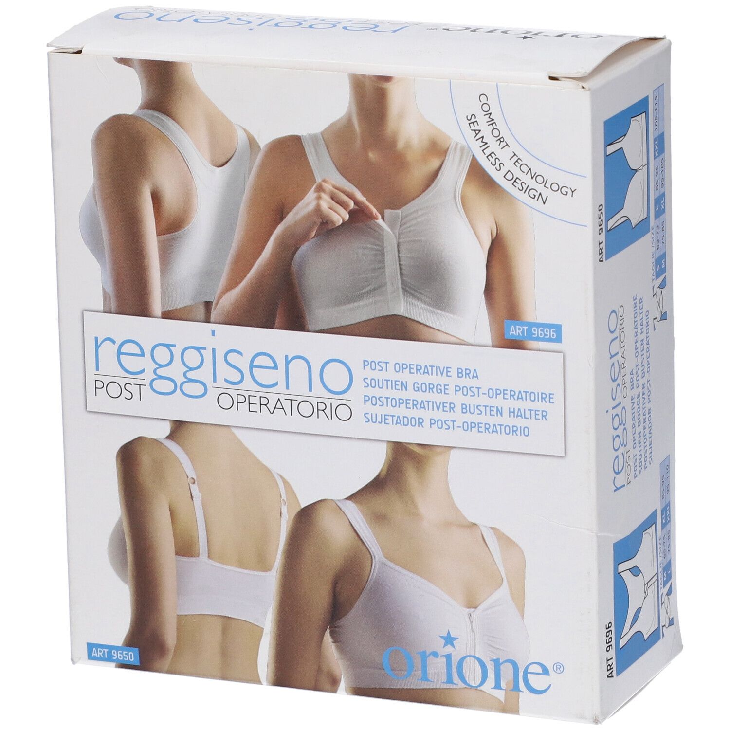 Orione 9696 Reggiseno Post-Operatorio Bianco Xl