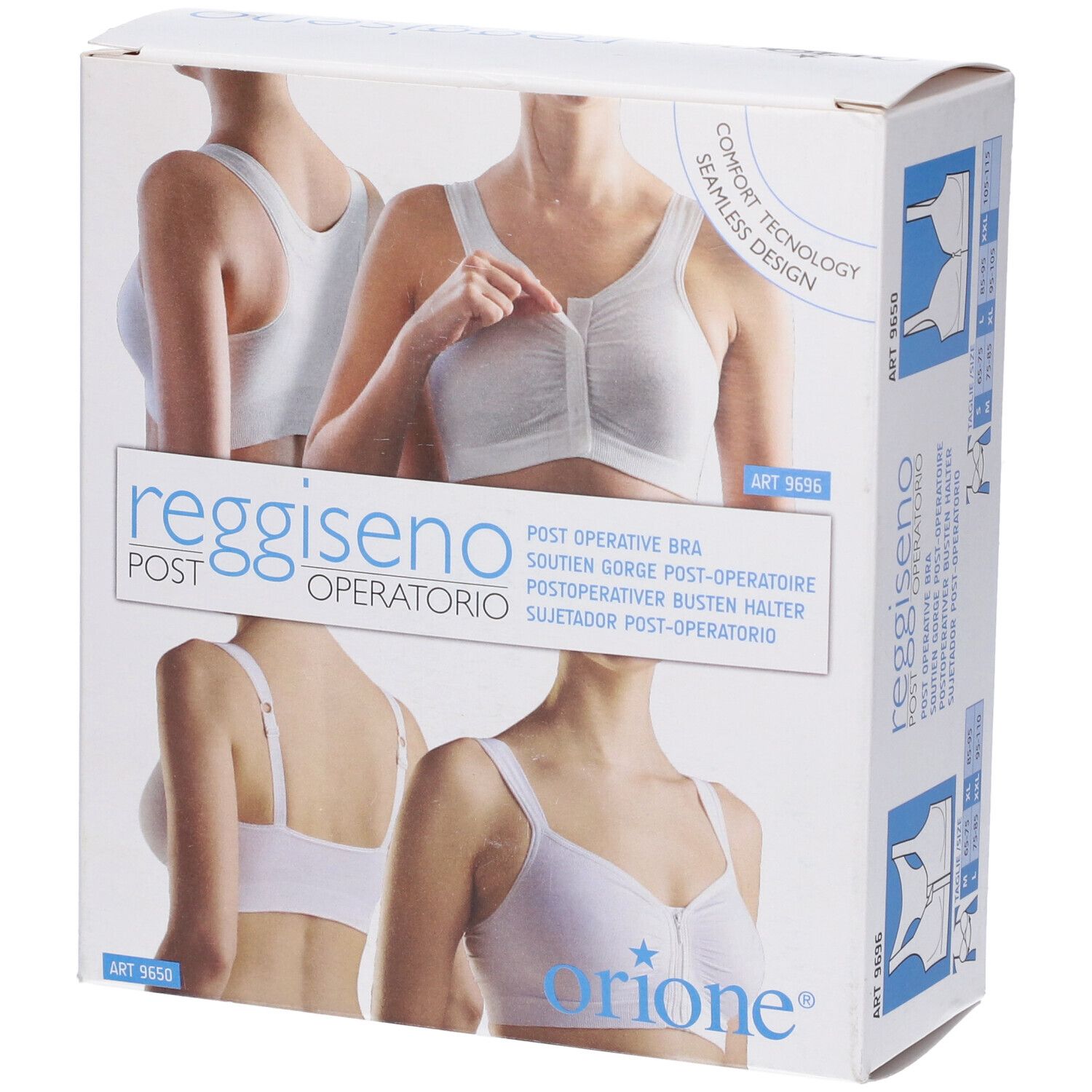 Orione 9696 Reggiseno Post-Operatorio Bianco Xxl