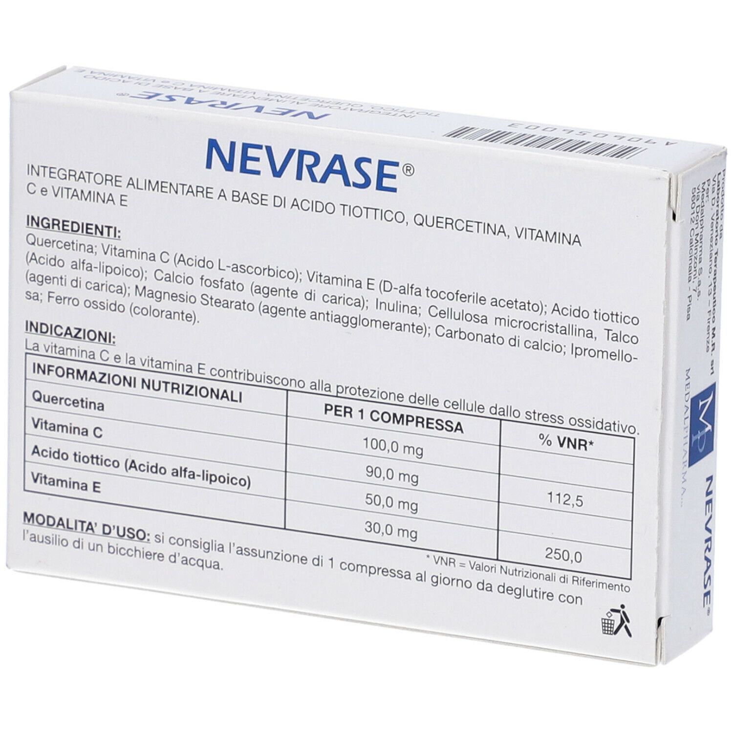 Nevrase 20 Compresse