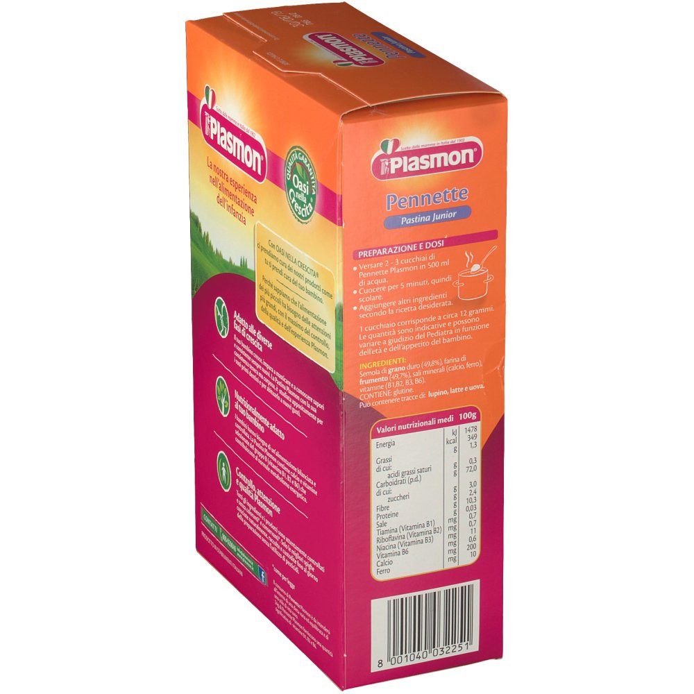 Plasmon® Pennette Pastina Junior