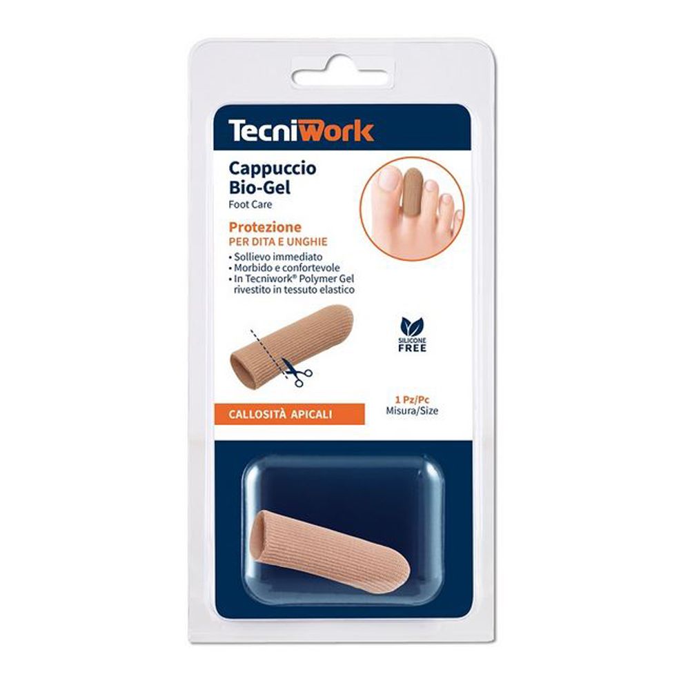 Tecniwork Biogel Cappuccio Protezione Dita e Unghie Misura S
