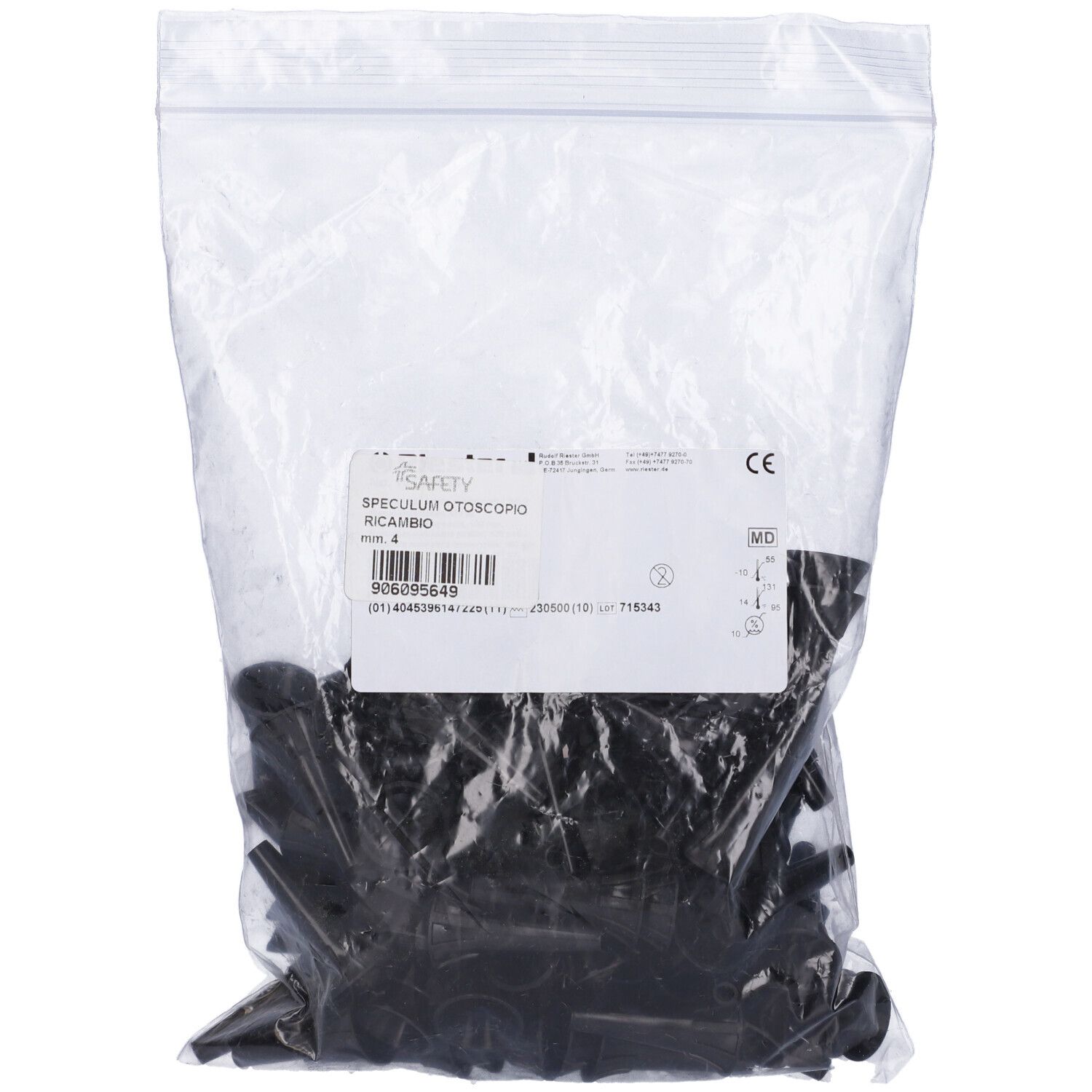 Speculum Ricambio Per Otoscopio 4Mm 100P